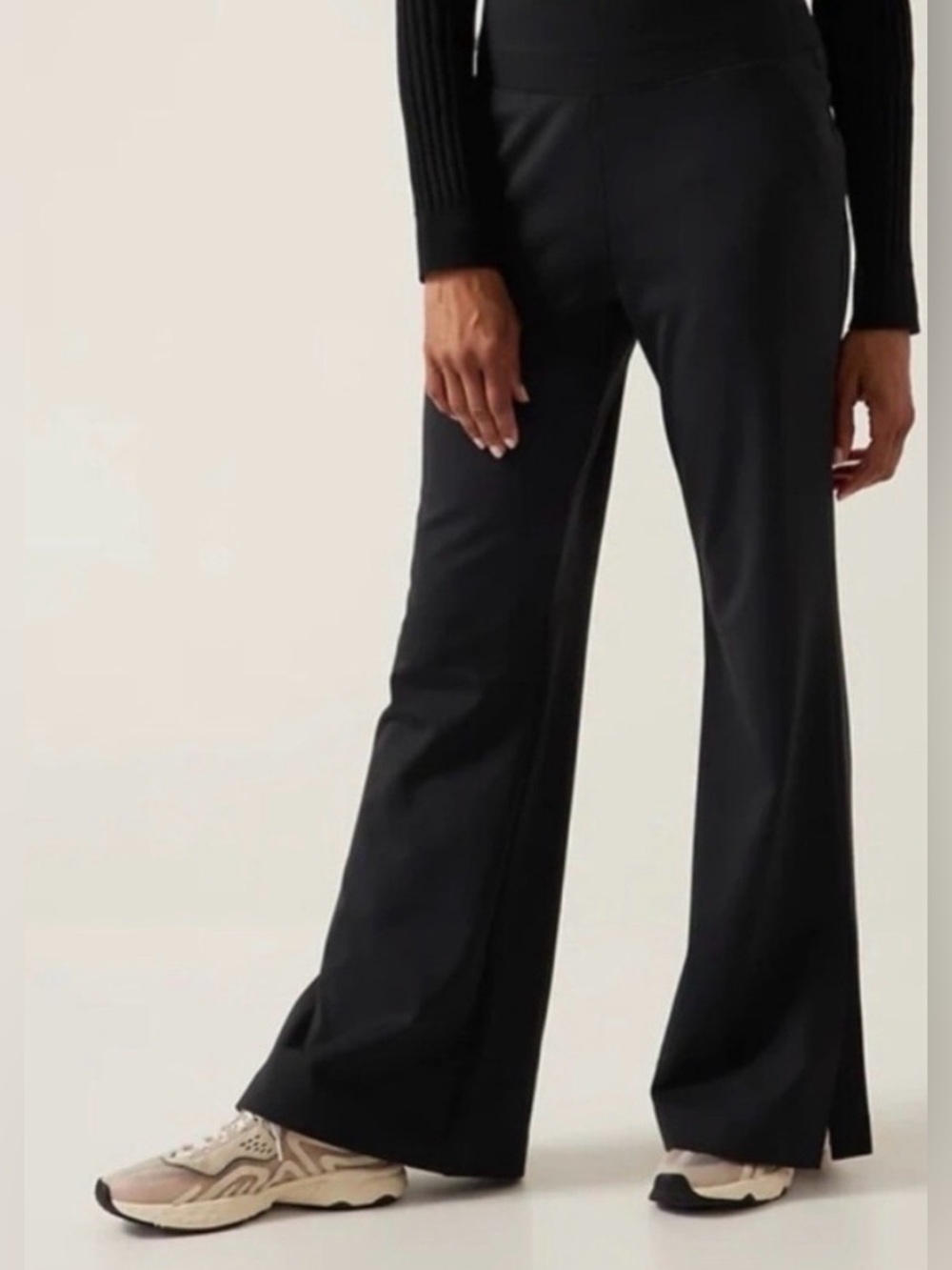 🌺LIKE NEW Athleta Black Wide-Leg Pants🌺